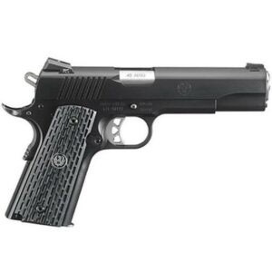 Ruger SR1911 45 ACP, 5", 8 Rds, Tritium Night Sights, Micarta Grips, Black Nitride Finish