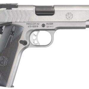 Ruger SR1911 Target 9mm 5" Barrel Adjustable Sights Checkered G-10 Grips 9rd Mag