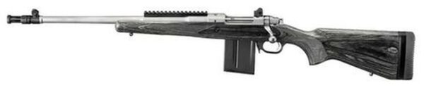 Ruger Gunsite Scout Rifle, 308, Left Hand, Matte SS, 10 Round Mag 18"
