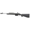 Ruger Scout Rifle 450 BUSHMASTER 16.1" Barrel, Hybrid Muzzle Brake, Matte SSl Finish, Adjustable Rear Sigh