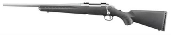 Ruger American Rifle All Weather Compact .243 Winchester 18" Barrel Matte Stainless Finish Black Composite Stock 4rd Left Hand