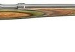 Ruger 77/17-VHZ 17 Hornet HB Green Lam Stock/SS Bolt 17 Hornet 24" Barrel, Bolt, 6rd