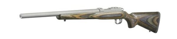 Ruger 77/17 17 Win Super Mag 18.5" SS Barrel, Green Mountian Stock, 6rd Detach Mag