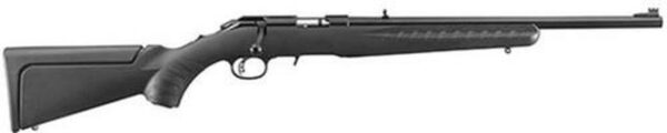 Ruger American Rimfire Compact Rifle, 17 HMR, 18", Black Composite Stock