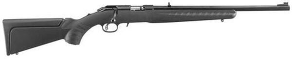 Ruger American Compact Rimfire Rifle .22 Magnum 18", Satin Blue Finish