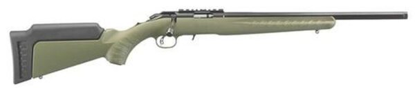 Ruger American Rifle Predator Bolt 22LR 18" Threaded, Synthetic ODG Stock Blued, 10 rd