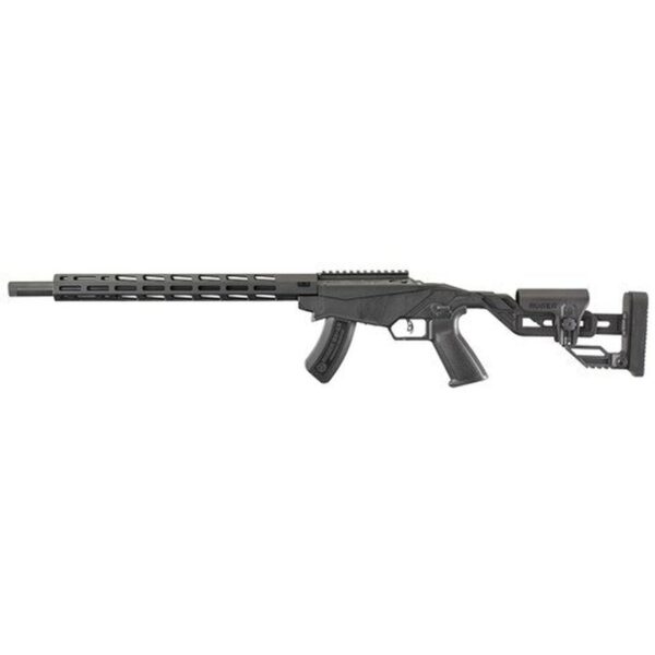 Ruger Precision Rimfire .17 HMR, 18" Barrel Synthetic Adjustable Black Stock, 9 Rd Mag