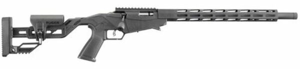Ruger Precision Rimfire .17 HMR, 18" Barrel Synthetic Adjustable Black Stock, 9 Rd Mag