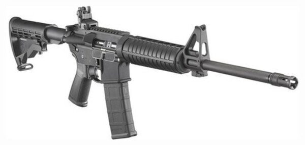 Ruger AR-556 AR-15 5.56/223, M4 Flat Top, 16" Barrel, Flip Up Sights, 30rd