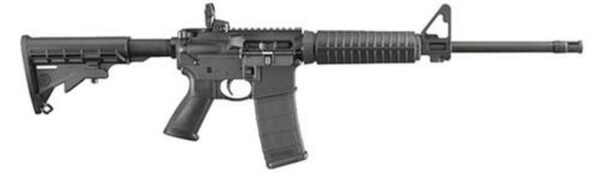 Ruger AR-556 AR-15 5.56/223, M4 Flat Top, 16" Barrel, Flip Up Sights, 30rd