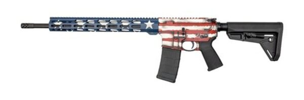 Ruger AR-556 MPR, 5.56/.223, 18" Barrel, 30rd, MOE SL Stock, American Flag