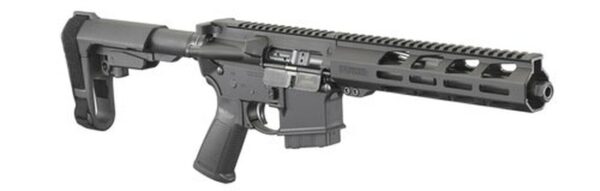 Ruger AR-556 AR-15 Pistol 350 Legend, 9.5" Barrel, M-LOK, SBA3 Pistol Brace, Black, 5rd