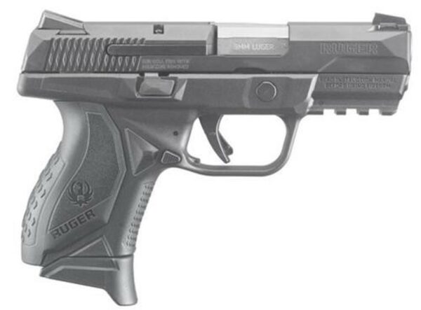 Ruger American Compact Pro Model 9mm Black 3.55" SS Barrel 10 Rd Mag