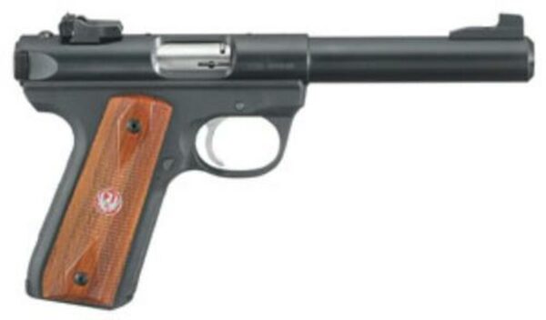 Ruger 22/45 5.50" Bull Barrel Blued Replaceable Panels