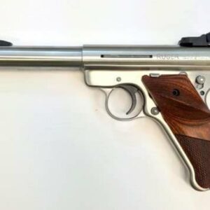 Ruger MK III 22LR, SS, 5.5", Engraved, USA Shooting Team
