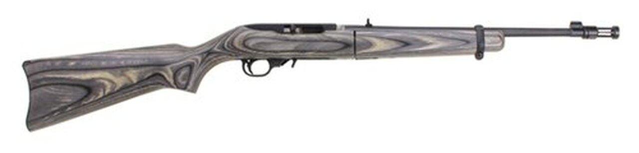 Ruger 10/22 Takedown .22LR, Black Laminate Stock, 18.5" Blued Barrel, Flash Hider