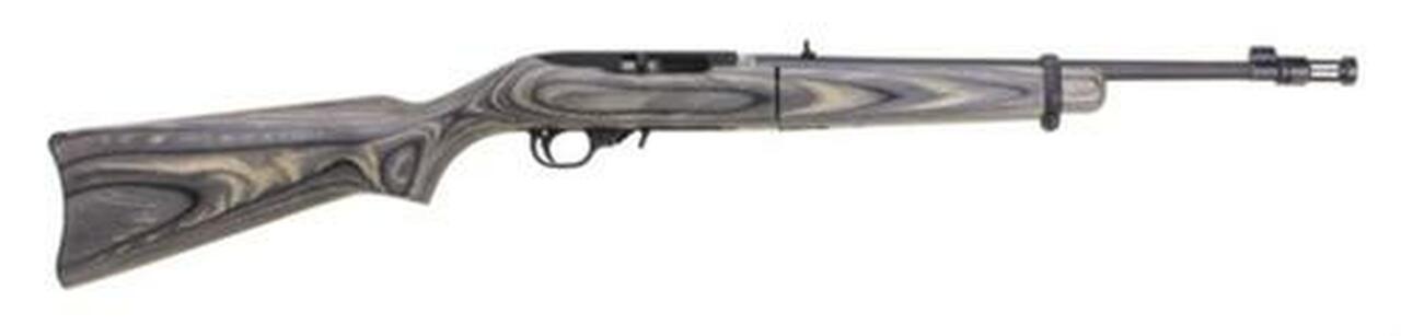 Ruger 10/22 Takedown .22LR, Black Laminate Stock, 18.5" Blued Barrel, Flash Hider