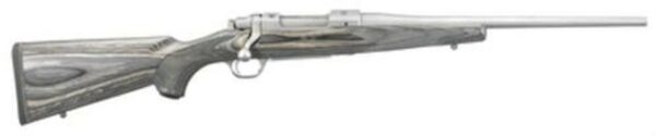Ruger M77 Hawkeye Compact 7Mm-08 Remington 16.5 Inch Stainless Steel Barrel Black Laminate Stock No Sights 4 Rounds