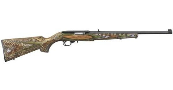 Ruger 10/22 Gator, 22LR, 18.5", Laminated Engraved Gator Stock, Blued, Talo Exclusive