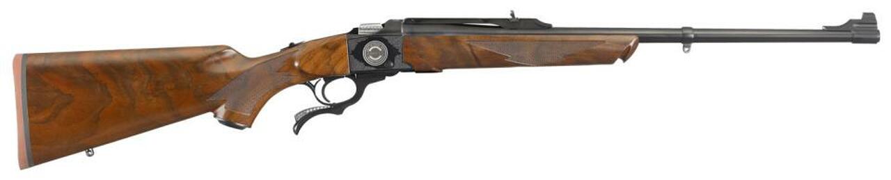Ruger #1 50th Anniversary, Single Shot 308 Win, 22" Barrel, Satin Blued Finish, Walnut Stock, 7 Pounds, Limited Edition