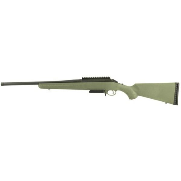 Ruger American Predator 308 Win 18" Scope Rail Moss Green