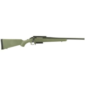 Ruger American Predator 308 Win 18" Scope Rail Moss Green