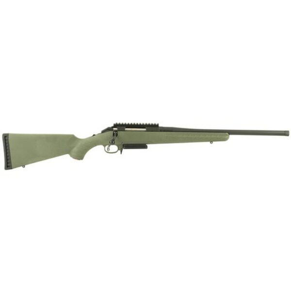 Ruger American Predator 308 Win 18" Scope Rail Moss Green