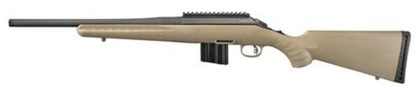 Ruger American Ranch Compact 350 Legend, 16.38" Barrel, Synthetic Flat Dark Earth Stock Black, 5rd