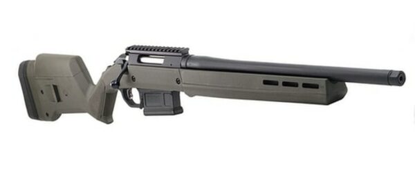 Ruger American Magpul Hunter, 6.5 Creedmoor, 18" Barrel, 5rd, Optics Ready, OD Green 5rd Mag