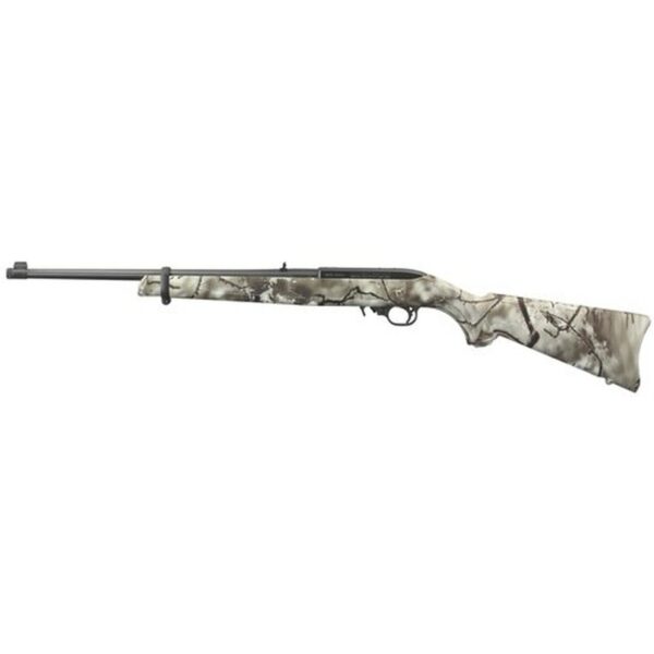 Ruger 10/22 Carbine 22 LR, 18" Threaded Barrel, Go Wild Camo Rock Star Synthetic Stock 10Rd Mag