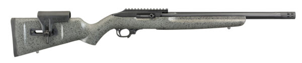 Ruger Custom Shop 10/22 Competition, .22 LR, 16" Fluted Barrel, Brake, Speckled Gray Stock, 10rd Mag