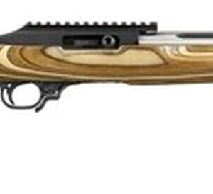 Ruger TALO Exclusive 10/22 Competition, .22 LR, 16" SS Fluted Barrel, Brake, Brown Laminate Stock, 10rd Mag