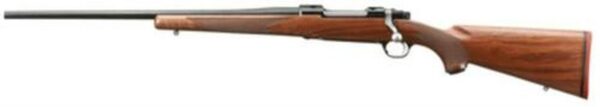 Ruger M77 Hawkeye Standard .308 Winchester 22 Inch Satin Blue Finish Barrel American Walnut Stock No Sights 4 Rounds Left Hand