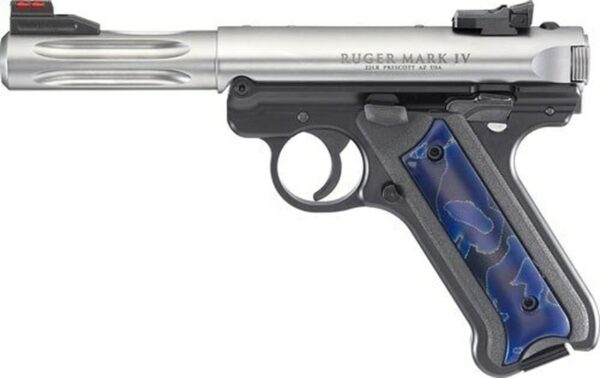 Ruger MKIV Hunter Raffir Grip TALO Edition .22 LR, 4.5" Barrel, 10rd Mag, Stainless, Limited Edition 1 of 1000
