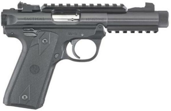 Ruger Mark IV 22/45 22LR, 4.4" Barrel, Black Poly Grips, 10rd Mag
