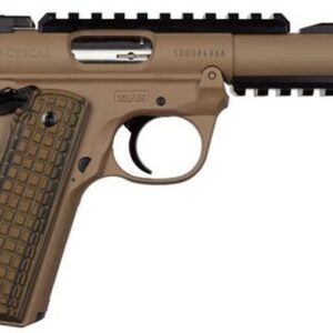 Ruger Mark IV .22 LR, 4.4" Barrel, Zytel Polymer Grips, Flat Dark Earth, 10rd