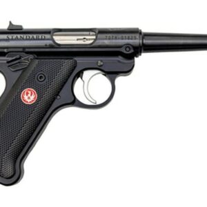 Ruger Mark IV 70th Anniversary 22 LR Single 4.75" Barrel, Black Synthetic Grip Black Steel Slide, 10rd