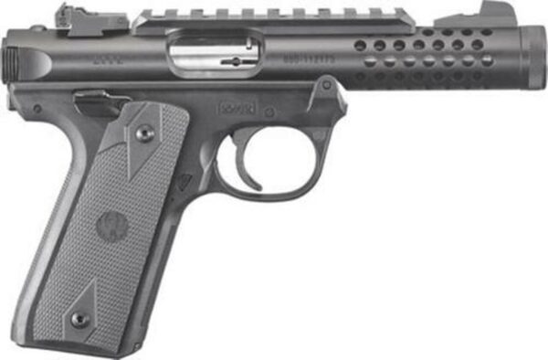 Ruger Mark IV 22LR, 4.4" Threaded Barrel, Black Anodized, 10rd Mag