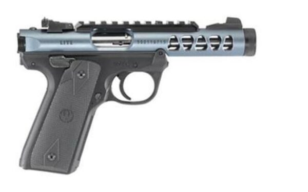 Ruger Mark IV 22/45 Lite, 22LR, 4.4", 10rd, Diamond Gray Anodized, Adj. Rear Sight