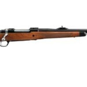 Ruger M77 Hawkeye African .300 Win Mag 23" Barrel Satin Blue Finish Removable Muzzle Brake American Walnut Stock 3 Round