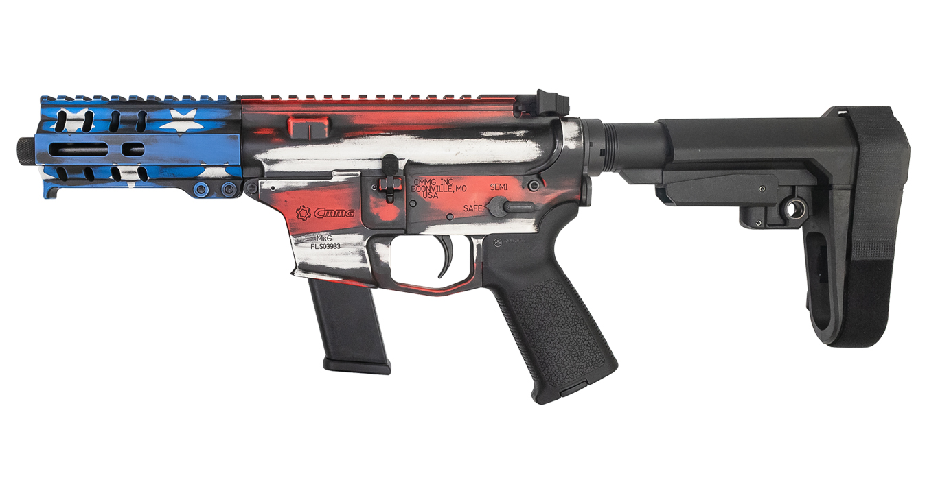 Banshee 300 MkG 45 ACP Semi-Automatic Pistol with Battle Worn US Flag Cerakote Finish - AR-15 Pistols | The Gun Shop