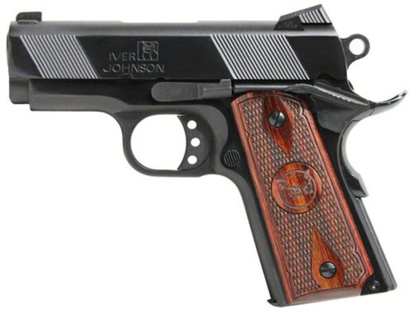 Iver Johnson 1911 Thrasher Officer, 9mm, 3.1" Barrel, 8rd, Blued