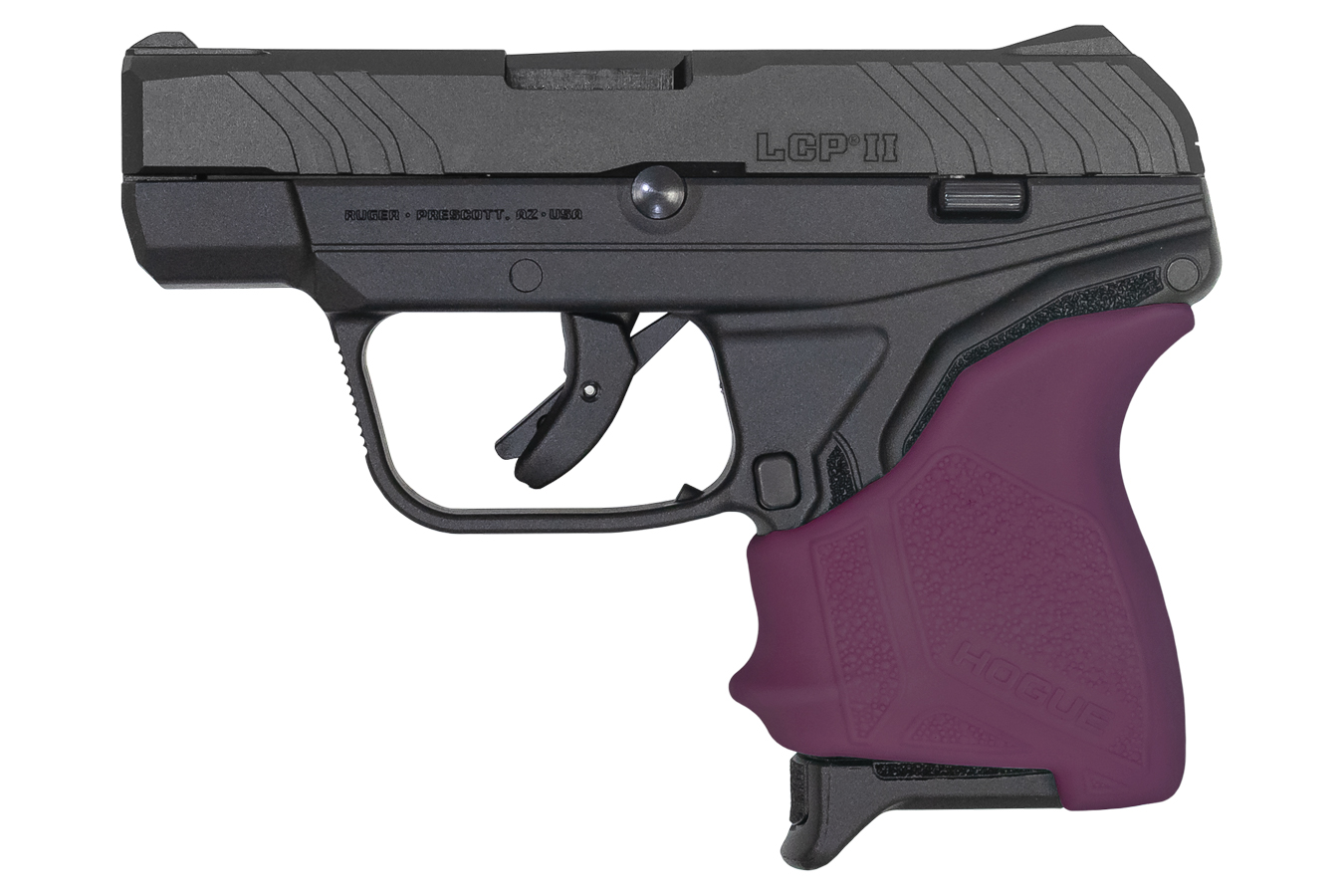 LCP II 380 Auto Carry Conceal Pistol TALO Exclusive with Violet Hogue Slip On Grip