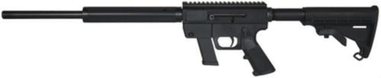 Just Right Carbine Takedown 9mm 17" Threaded Barrel Collapsible M4 Stock Black Finish Quad Rail Forend 17rd Glock or Glock Style Magazine