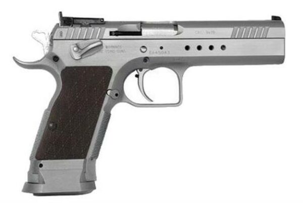 EAA Witness Elite Limited 40 S&W 4.75" Barrel, Wood Grip Chrome Finish, 15rd