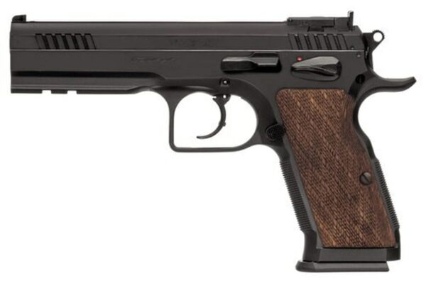 Eaa Witness Elite Stock 3, 45 ACP, 4.75" Barrel, 10rd, Checkered Walnut Grip, Black