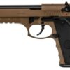 Girsan REGARD MC, 92 DA/SA, Full Size, 9mm, 4.9" Barrel, Alloy Frame, Flat Dark Earth Color, 18Rd, Ambidextrous Safety/Decocker, Fixed Sights, 18Rd