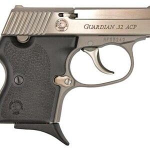 NAA 32 Guardian 32 ACP 2.19" Barrel, Black Rubber Grip SS, 6rd