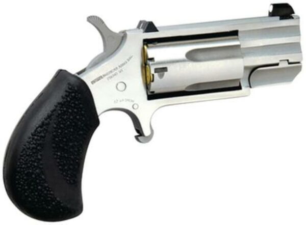 North American Arms NAA PUG 22 Magnum, 1" Heavy Barrel/White Dot Sights & Rubber Grip