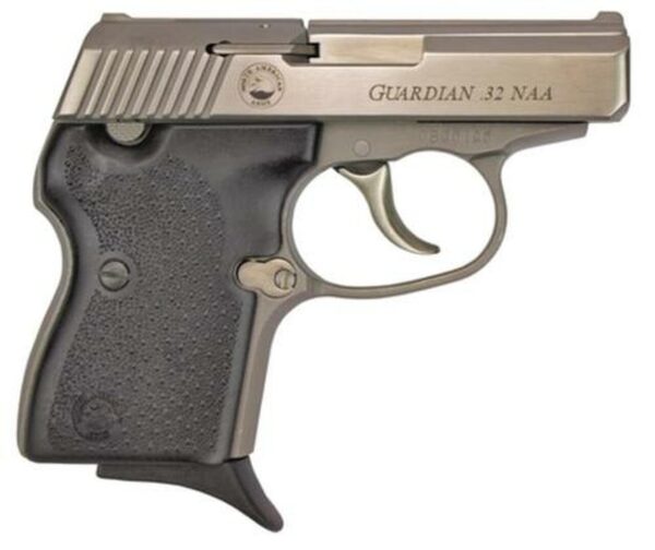 NAA 32 Guardian 32 NAA 2.5" Barrel, Black Rubber Grip SS, 6rd